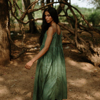 River Mulberry Silk Cotton Dress