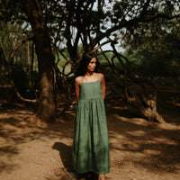 River Mulberry Silk Cotton Dress