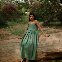 River Mulberry Silk Cotton Dress