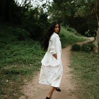 City Oversized Shirt in Handwoven Cotton