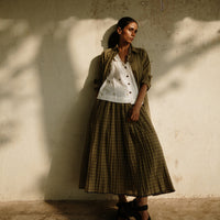 Arlo Skirt in Dusky Check