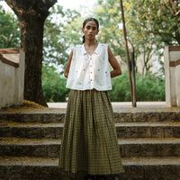 Day Top in Handwoven Flower Motif